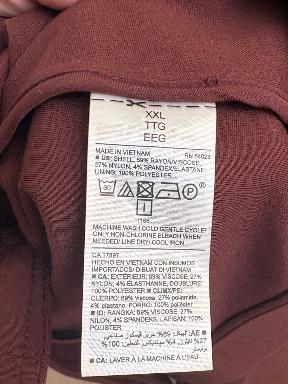 Old Navy Women's Single-Button Blazer - Wine - Picture 4 of 4